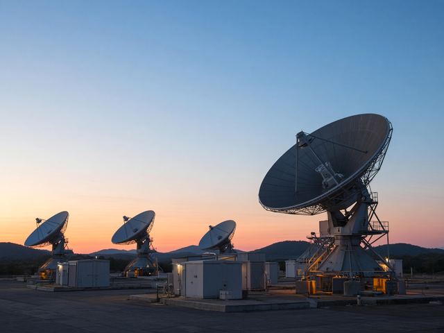 Satellite earth station antennas